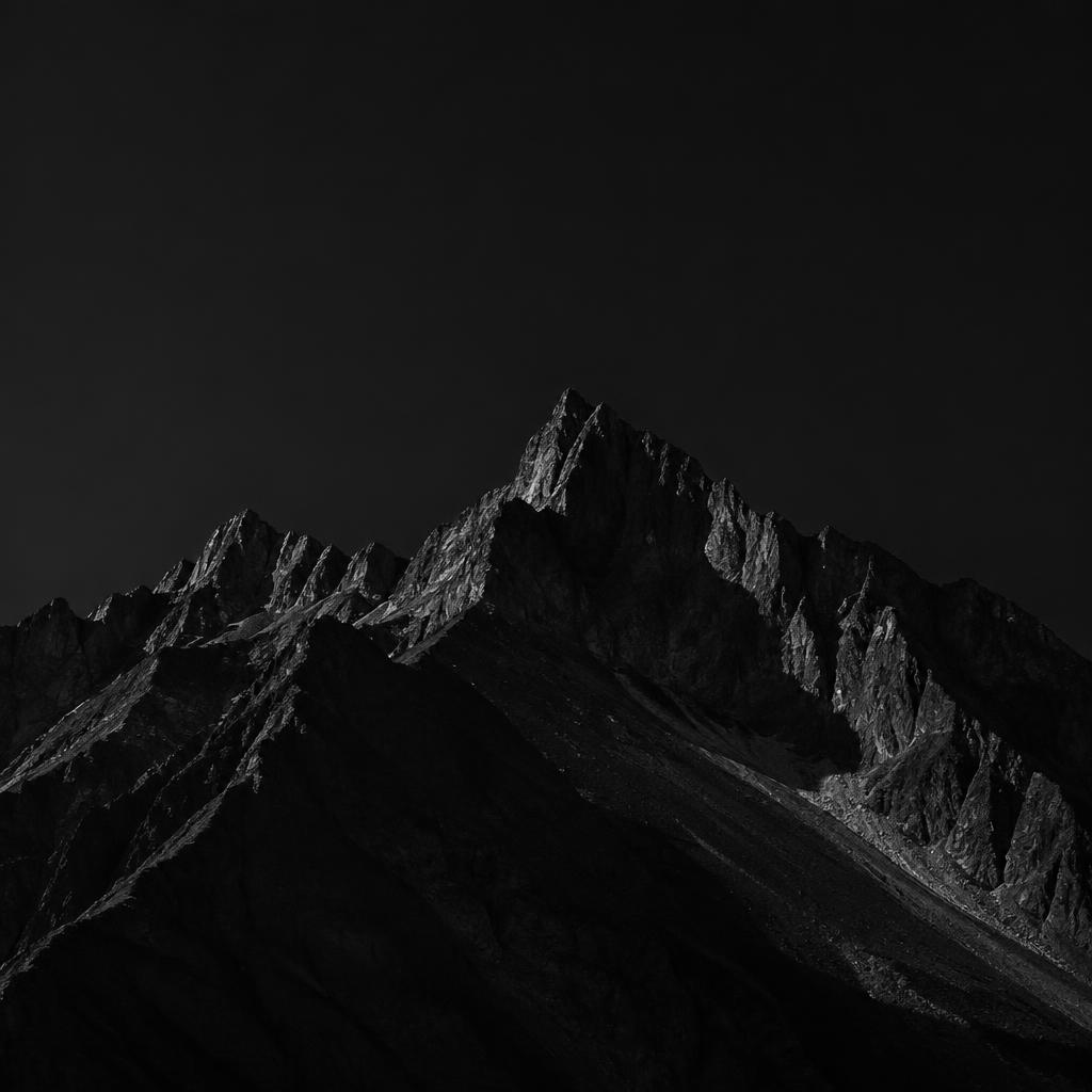 A sharp mountain ridge line in shadow, reflecting the Prymont Ventures logo